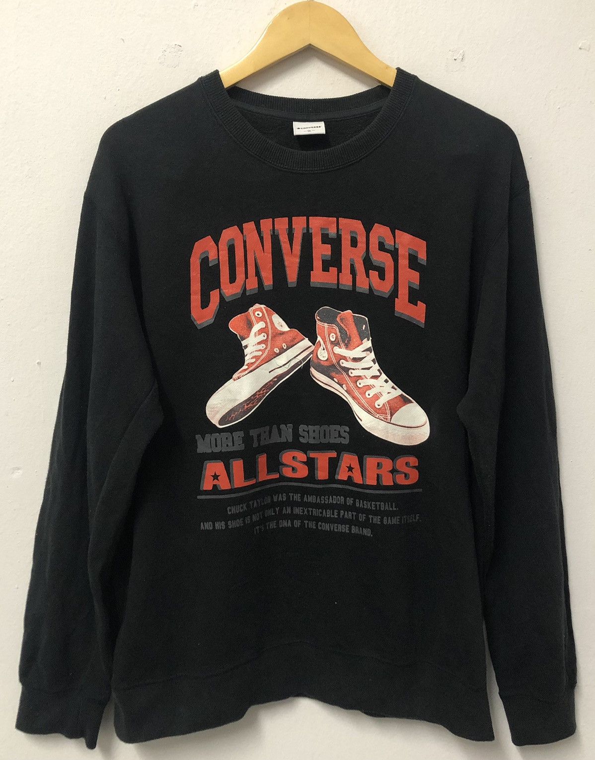 Converse × Vintage Vintage Converse All Star Sweatshirts Size US L / EU 52-54 / 3 - 1 Thumbnail