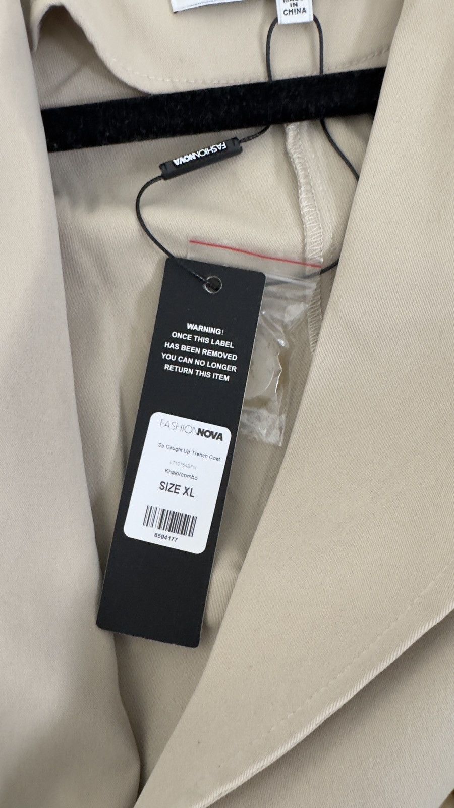 Fashion Nova Fashion Nova So Caught Up Trench Coat Size XL / US 12-14 / IT 48-50 - 5 Thumbnail