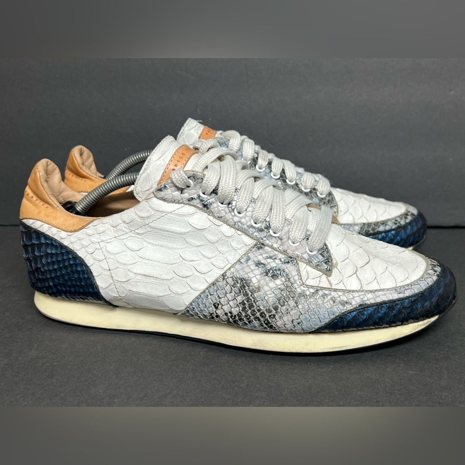Other Fabrice Tardieu Runner Authentic Baby Python Shoes 44 $498 Size US 10 / EU 43 - 2 Thumbnail