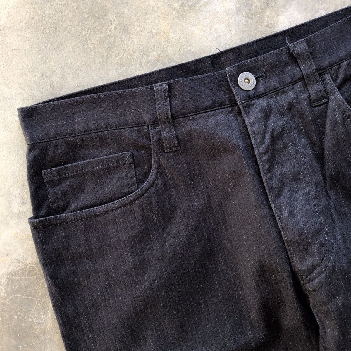Japanese Brand A.A.R Against All Risks Stripe Formal Pants Size US 29 - 6 Thumbnail