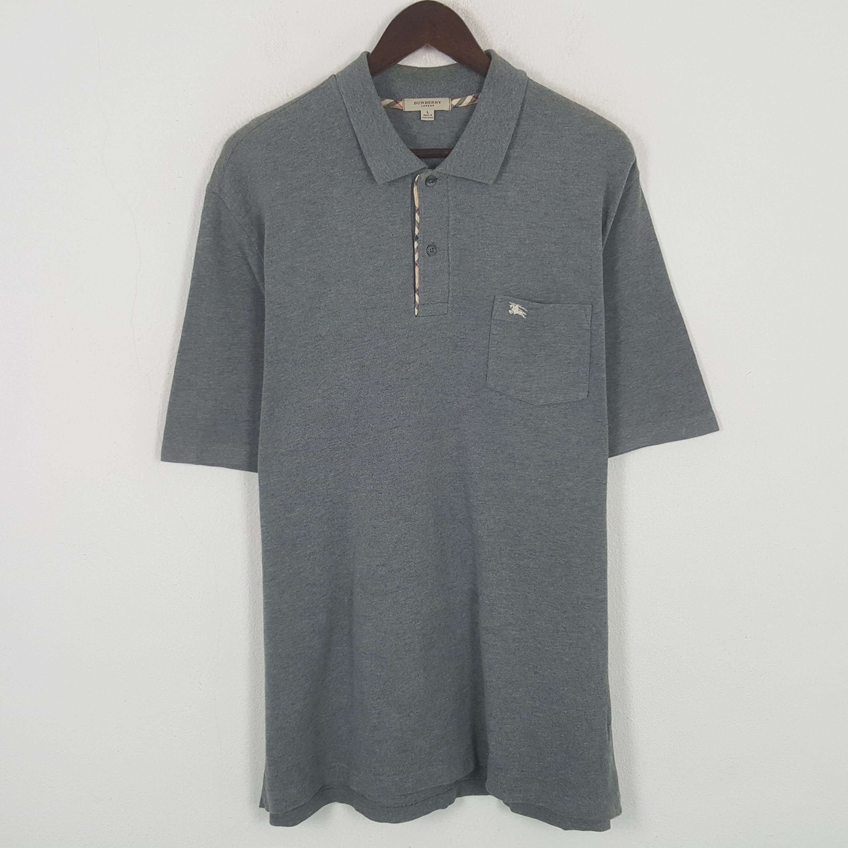Burberry Vintage Burberry London Polos Shirt Size US L / EU 52-54 / 3 - 1 Thumbnail