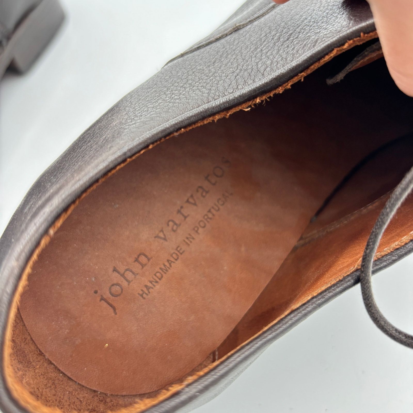 John Varvatos John Varvatos Derby Shoes Men's 11 Brown Leather Oxfords Size US 11 / EU 44 - 8 Thumbnail