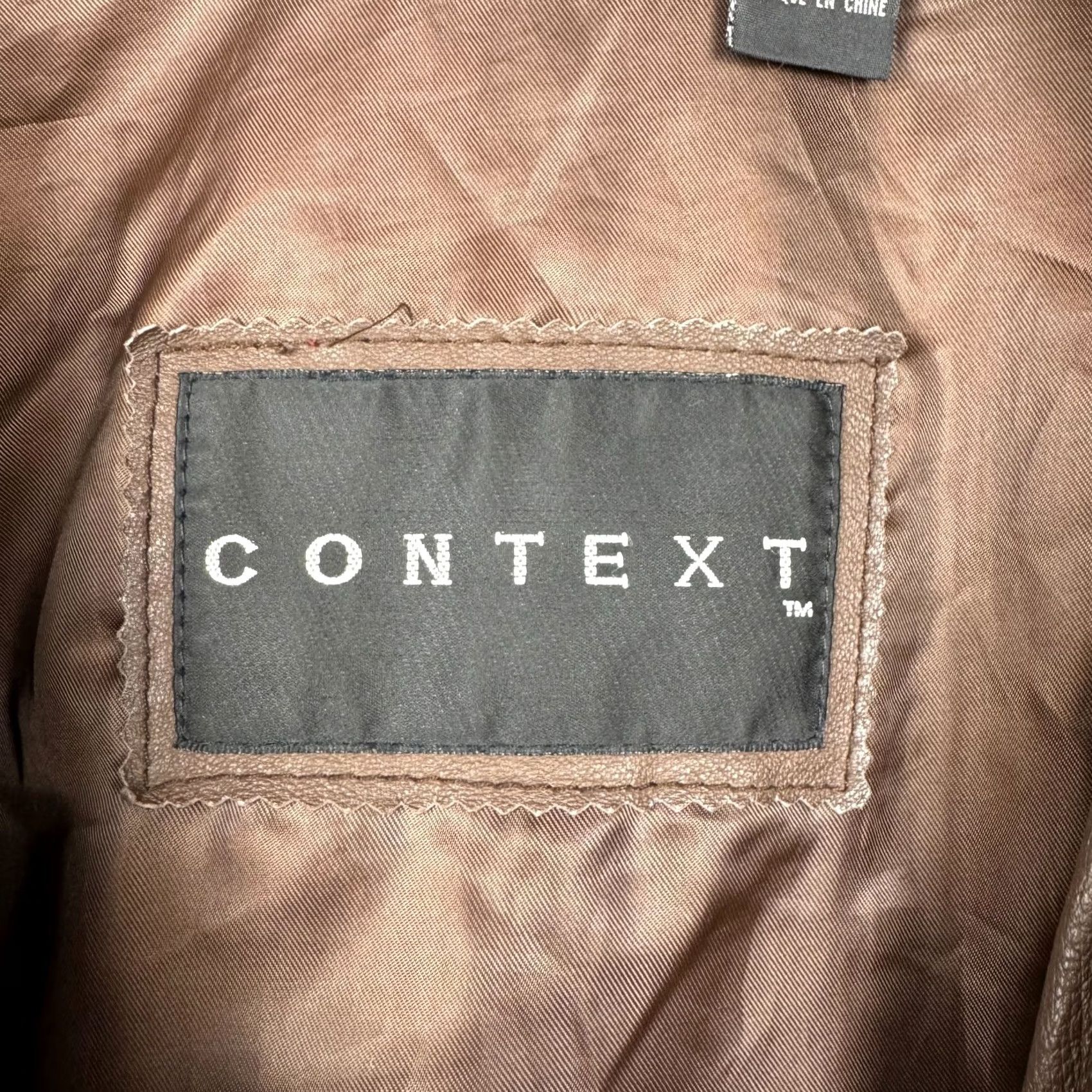 Vintage VINTAGE CONTEXT Men's Parka Coat Jacket Hooded Leather Brown 90s Heavy Long Zipper Mens M Brown 90s Theme Holiday Winter Fall Spring Regular Hooded Size US M / EU 48-50 / 2 - 6 Thumbnail