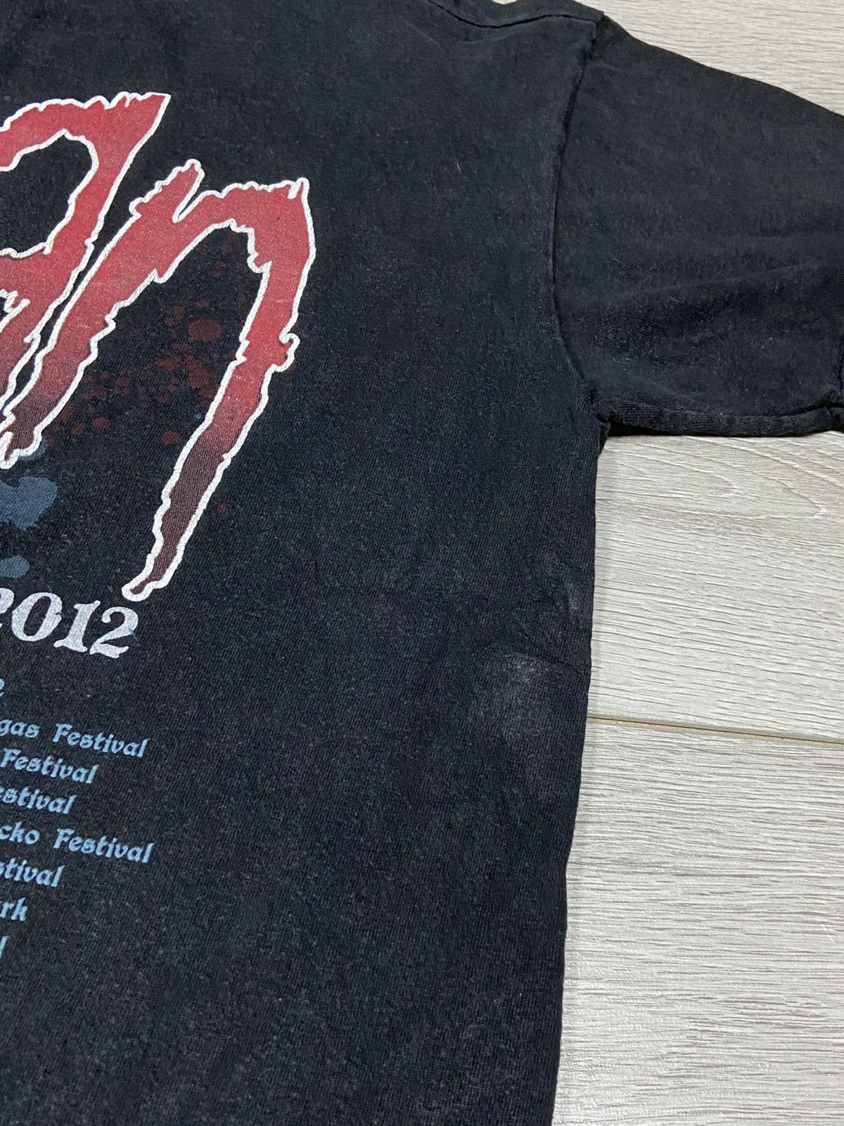 Band Tees KoRn Tee T Shirt 2012 Tour t-shirt Size US M / EU 48-50 / 2 - 9 Thumbnail