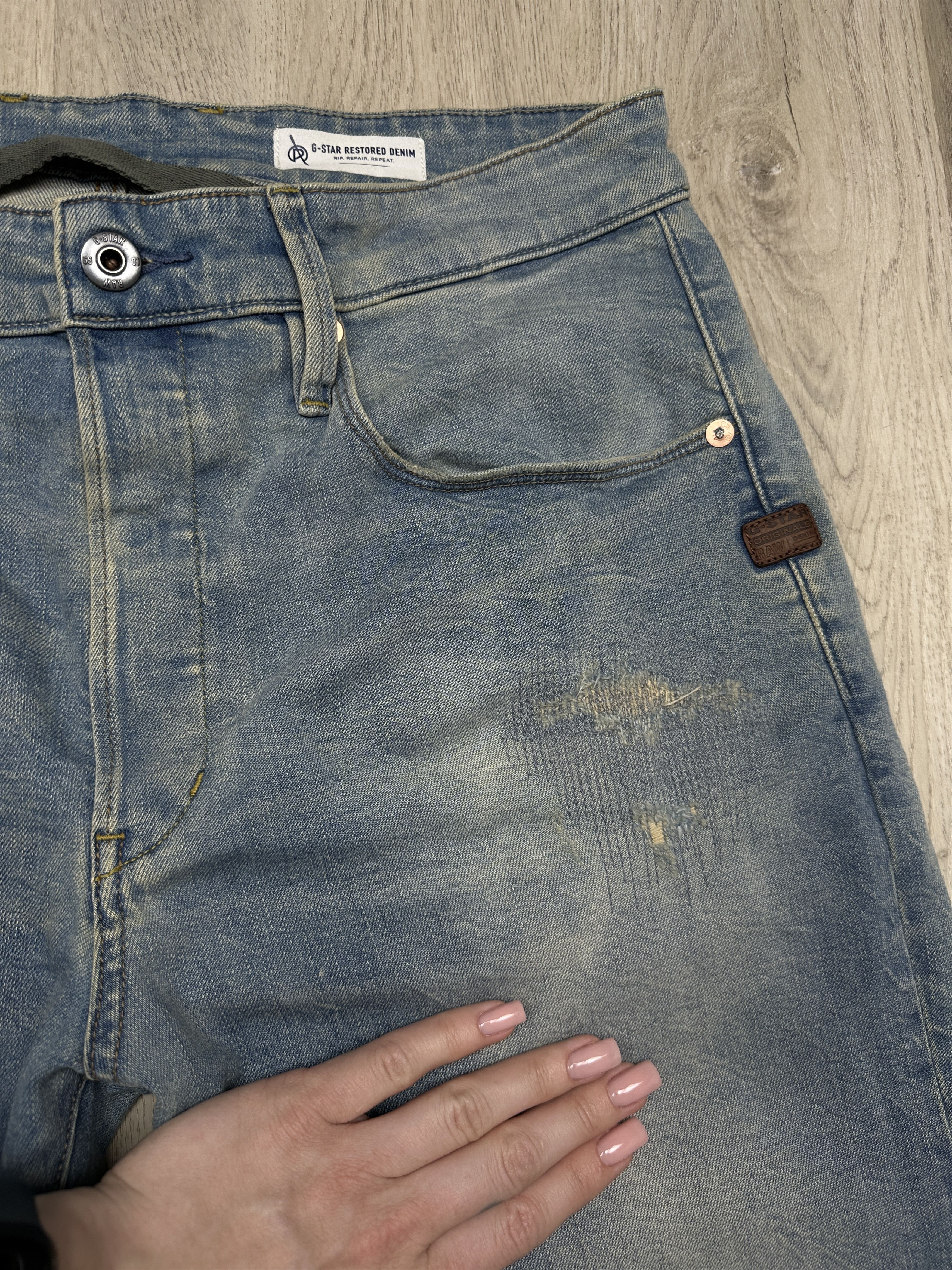 G-Star G Star Raw Mens Loic Relaxed Tapered Denim Pants Jeans Size US 32 / EU 48 - 4 Thumbnail