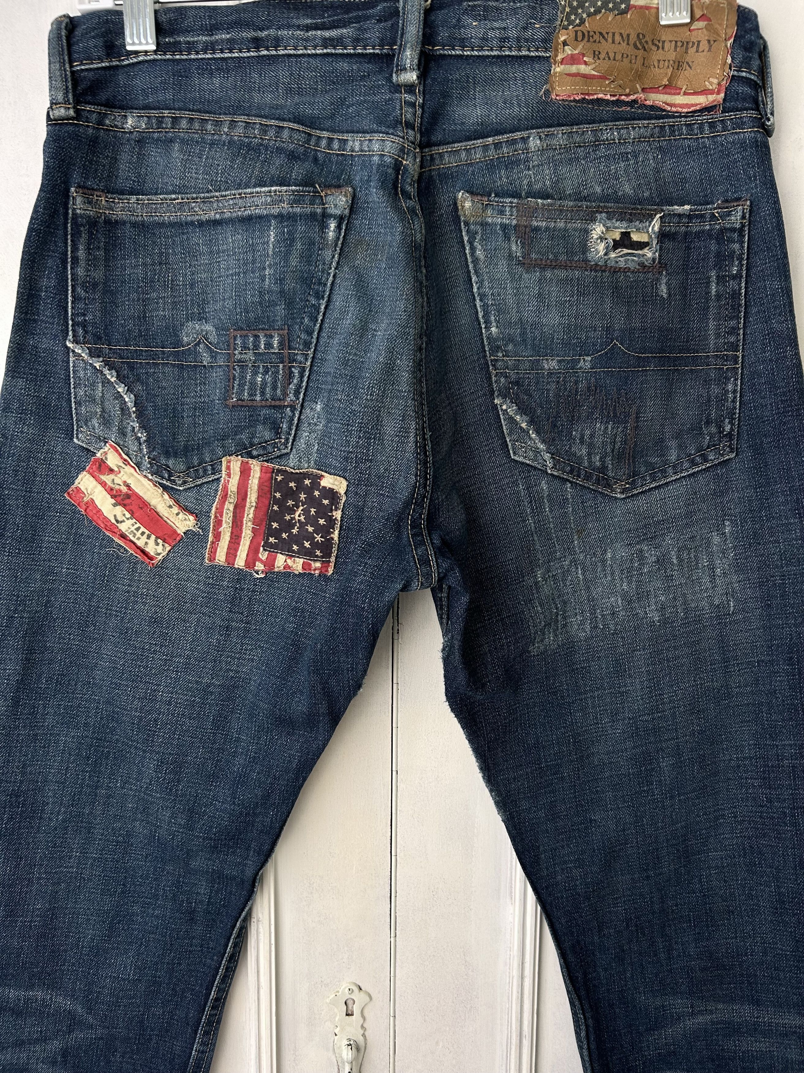 Denim & Supply Ralph Lauren Denim & Supply Ralph Lauren Patchwork Jeans Extremely Rare Size US 29 - 14 Thumbnail