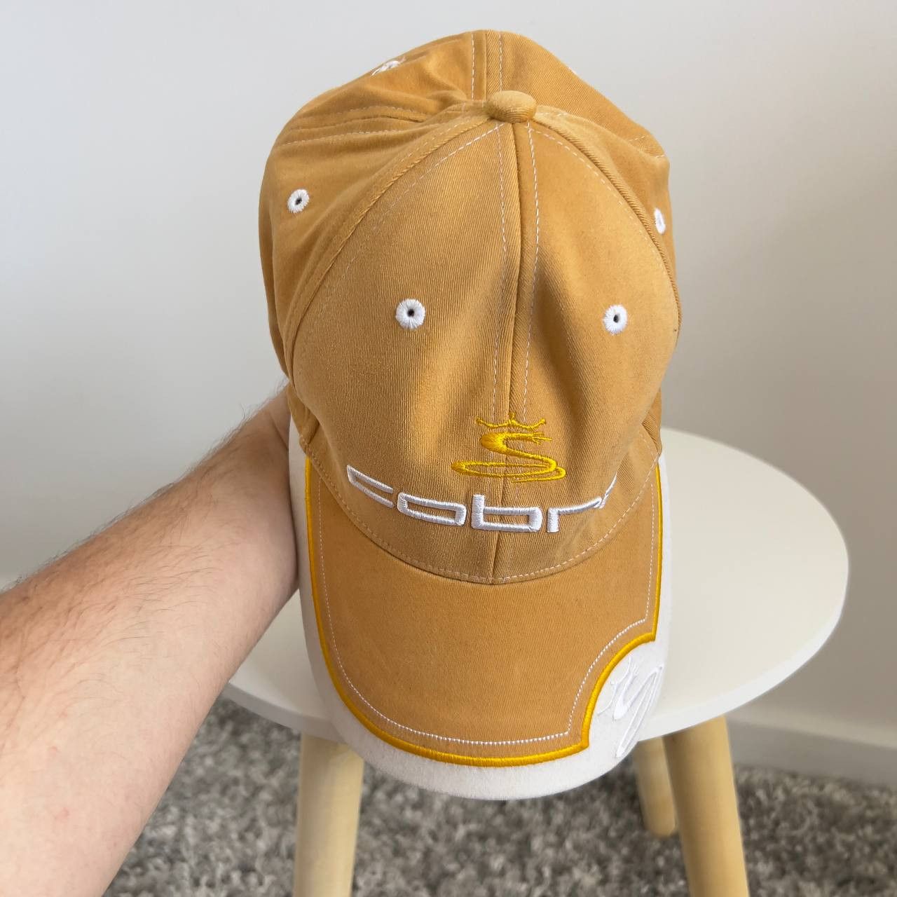 Cobra Vintage Cobra Basseball Cap Yellow One Size Size ONE SIZE - 5 Thumbnail