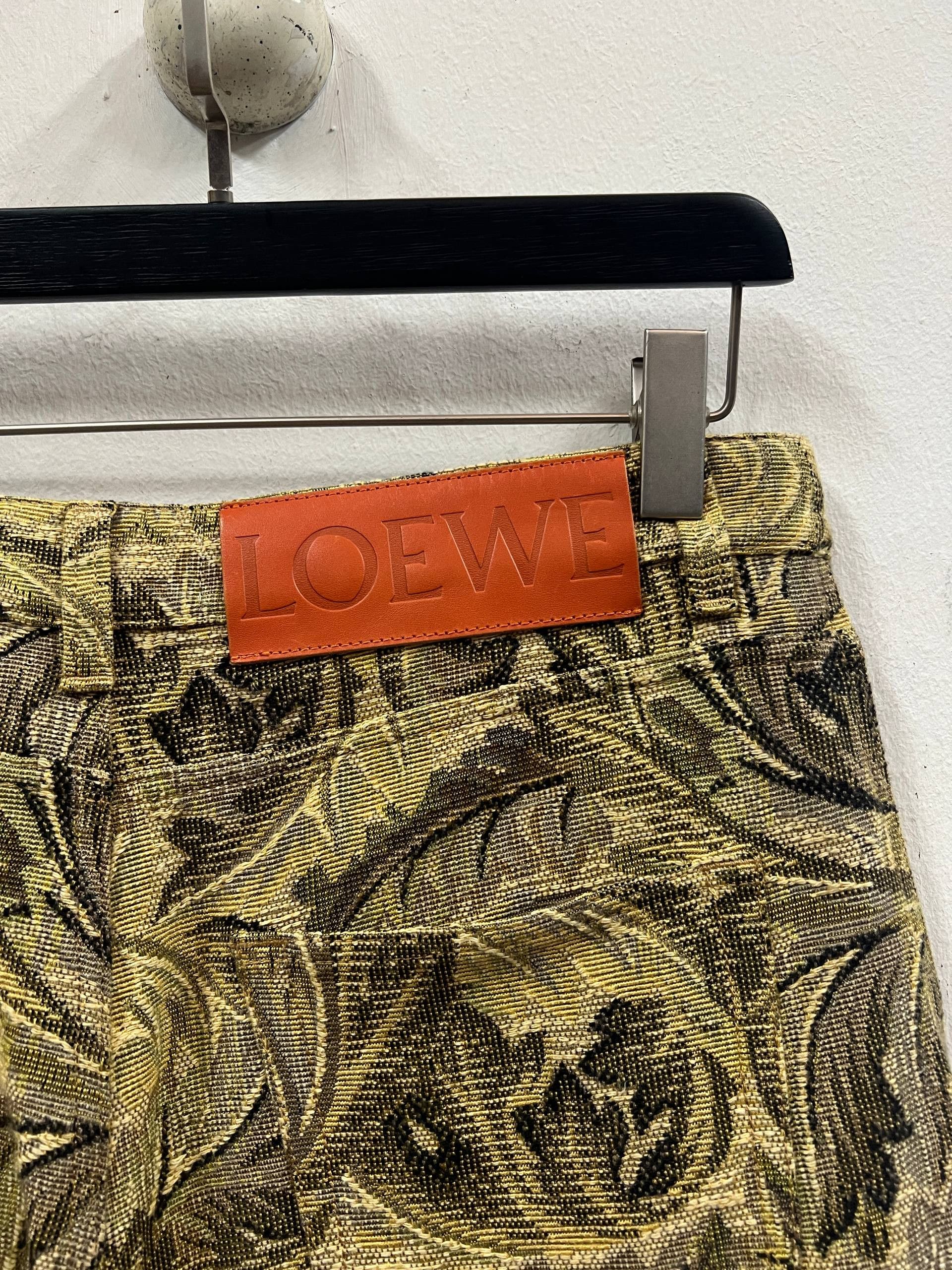 Loewe 2017 Loewe x William Morris Floral Tapestry Fisherman Pants Size US 34 / EU 50 - 5 Thumbnail