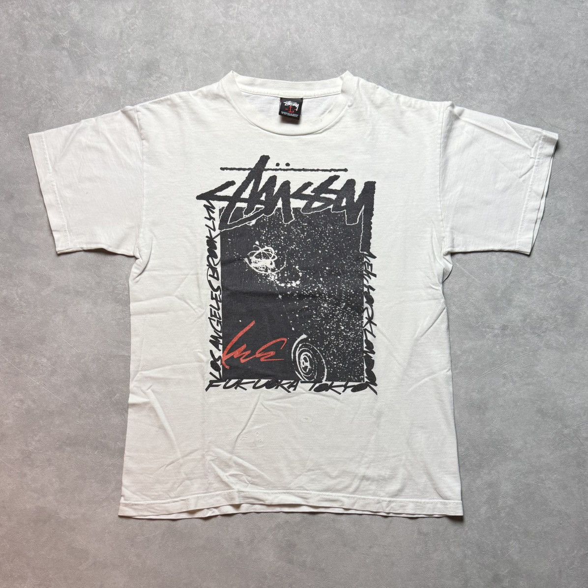 Stussy Rare Vintage Stussy x Futura Laboratories T Shirt Size US L / EU 52-54 / 3 - 1 Thumbnail