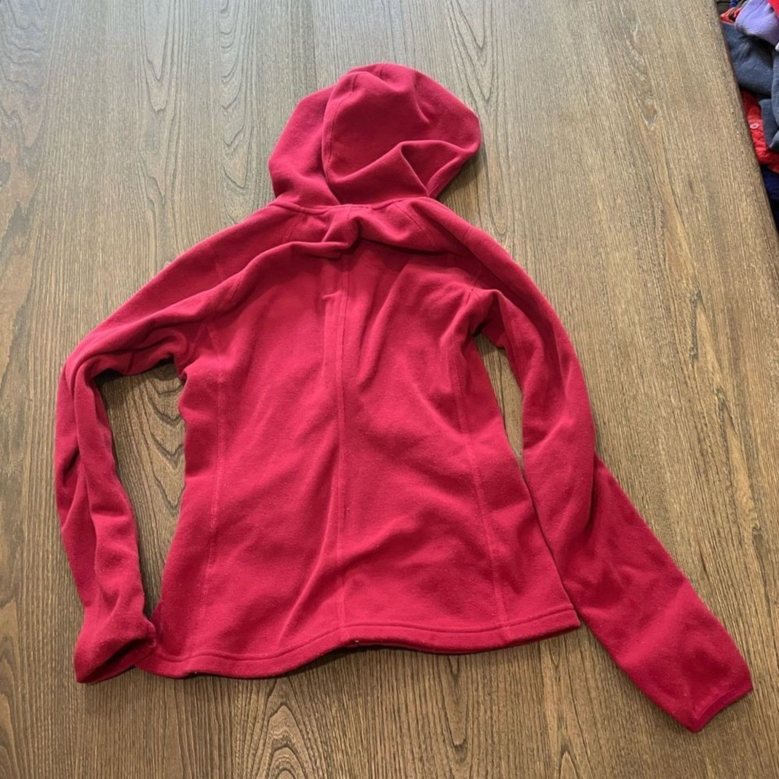 The North Face The North Face Magenta Knit Zip Up Hoodie Jacket Size S Size S / US 4 / IT 40 - 8 Thumbnail
