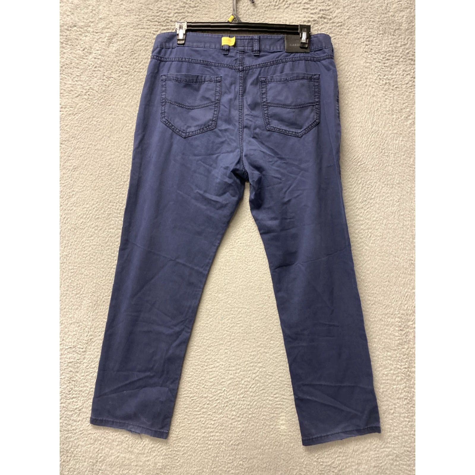 Vintage ATELIER GARDEUR Pants Mens Size 38x30 Regular Chino Navy 5-Pocket Straight Mid-Rise Button Zipper Cotton Blend Casual Pants Mens Size US 38 / EU 54 - 6 Thumbnail