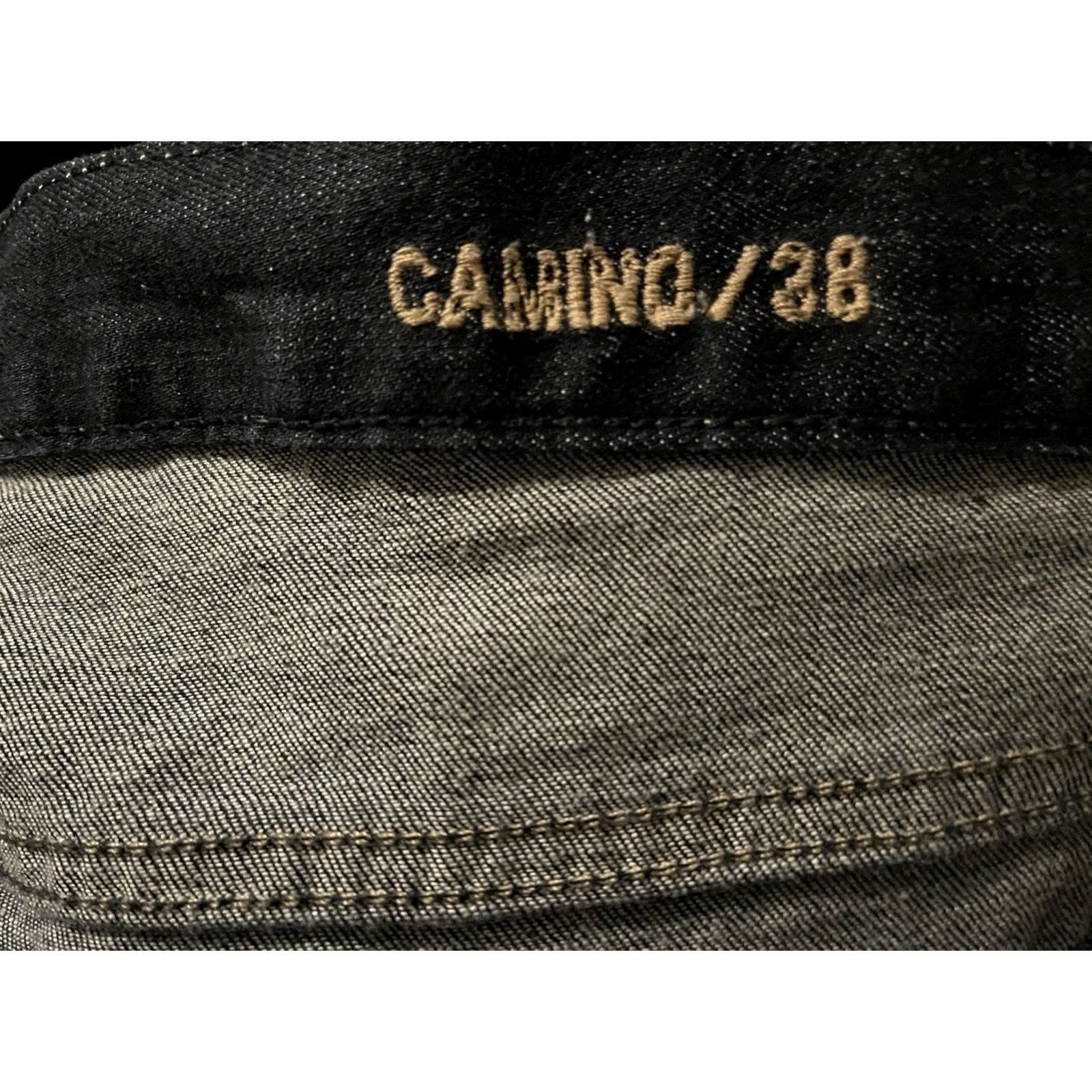 Vintage Fidelity Jeans Men's 38x34 Dark Pacific Wash Cotton Stretch Made in USA Size US 38 / EU 54 - 5 Thumbnail