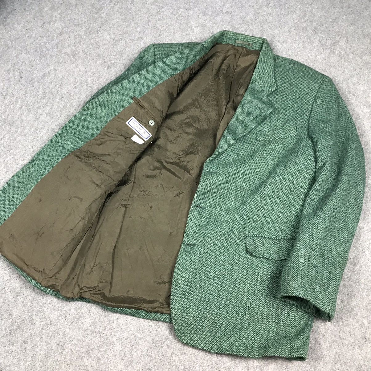 Yves Saint Laurent YVESSANINTLAURANT YSL WOOL GREEN BLAZER JACKET Size US M / EU 48-50 / 2 - 10 Thumbnail