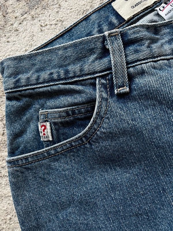 Guess Guess Jeans Made in USA Sz W 29 Baggy Vintage 90s Size 29" - 9 Thumbnail