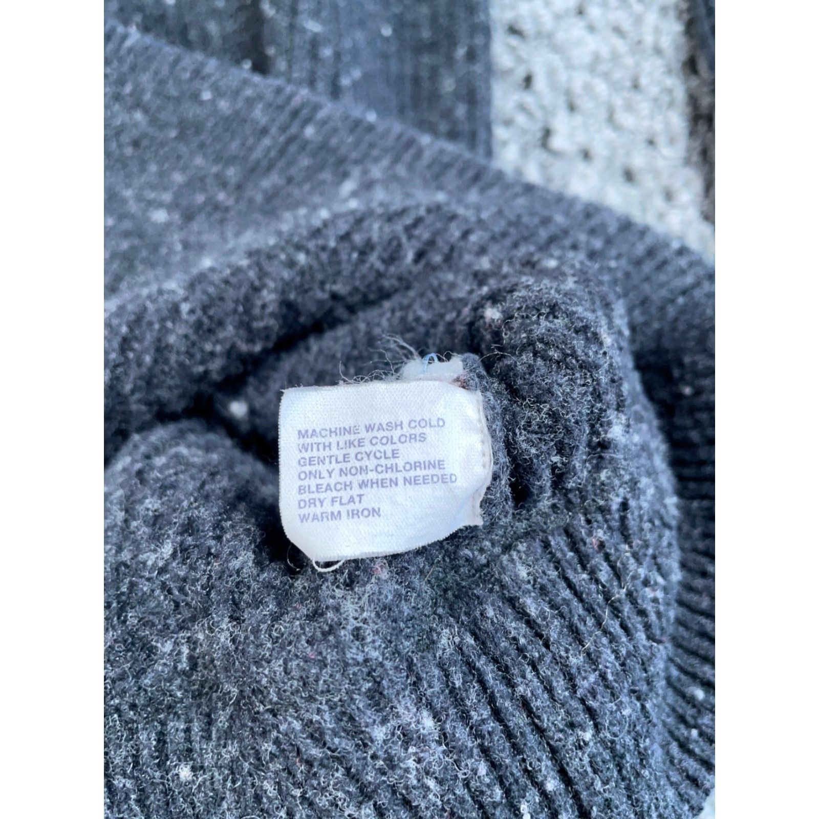 Gap Gap Heavyweight Knit Sweater 2XL Dark Gray Casual Pullover Men Size US XXL / EU 58 / 5 - 4 Thumbnail