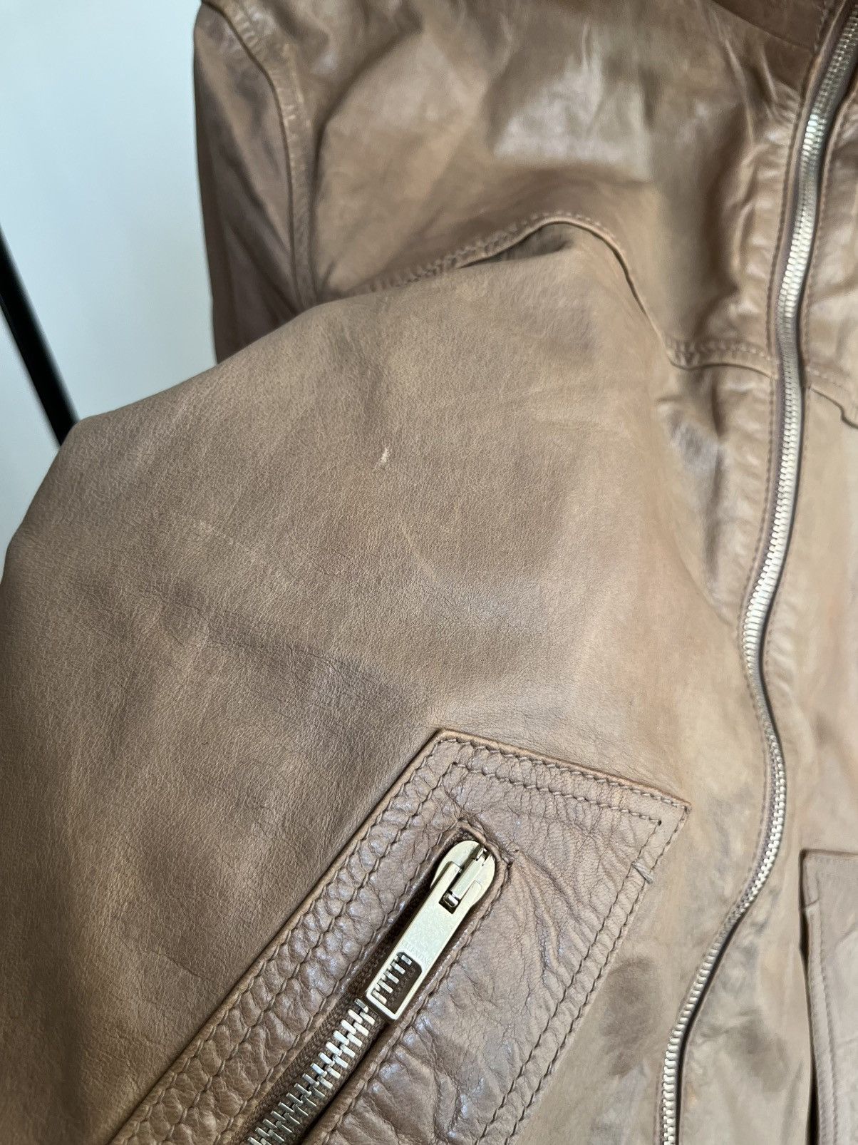 Valentino Rare Valentino Garavani SS12 hidden hood lamb leather jacket Size US M / EU 48-50 / 2 - 10 Thumbnail