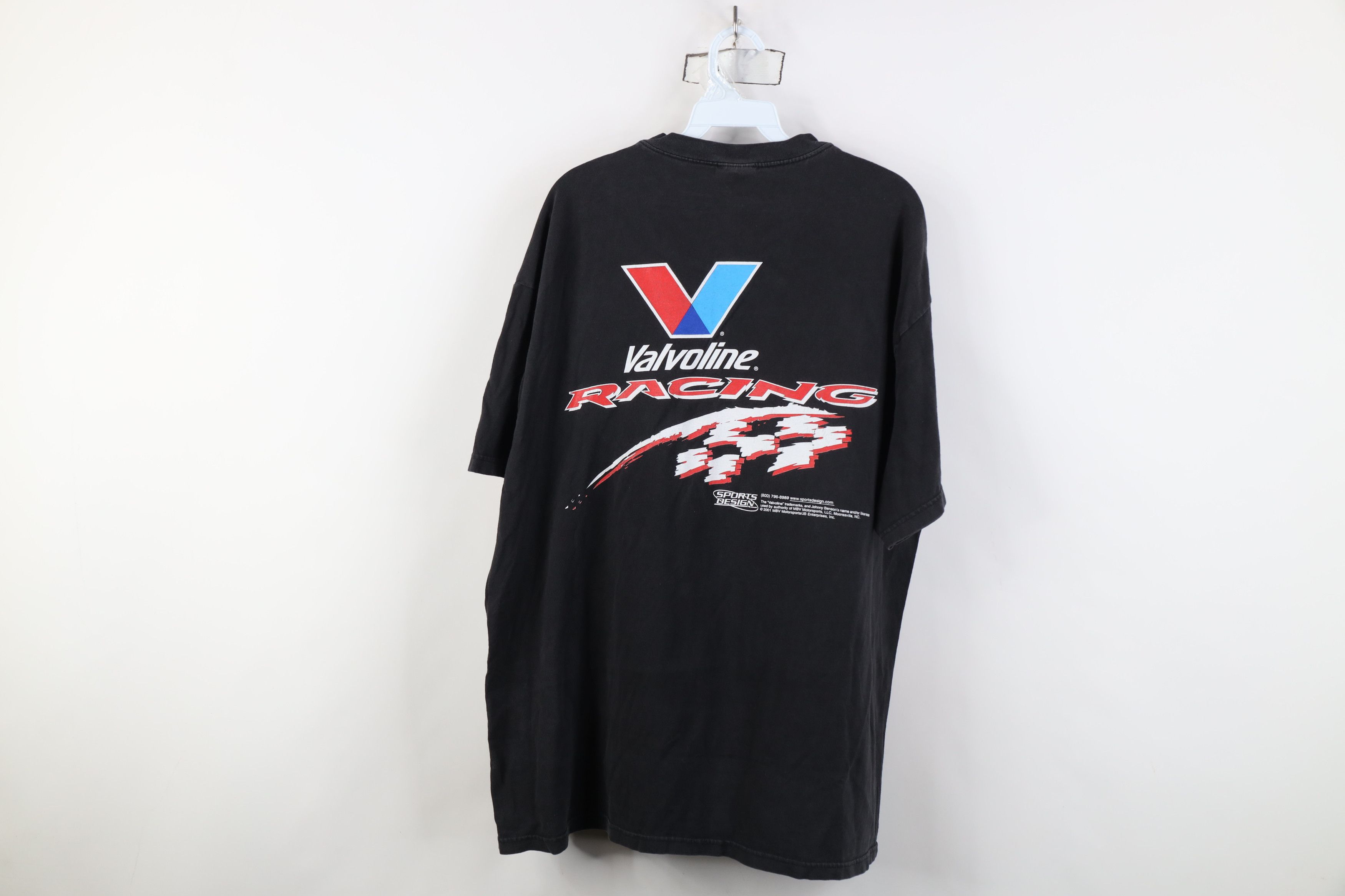 Vintage Vintage Y2K 2001 NASCAR Johnny Benson Valvoline T-Shirt Size US XL / EU 56 / 4 - 14 Thumbnail