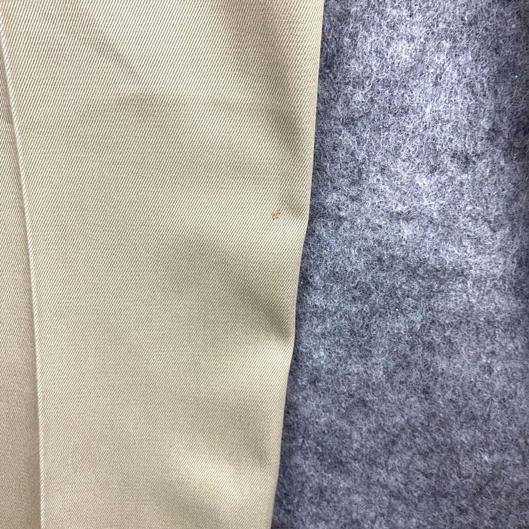 Lands' End Lands' End Chino Pants Mens Beige Size 38 Hook & Eye Polyester Blend Size US 38 / EU 54 - 3 Thumbnail