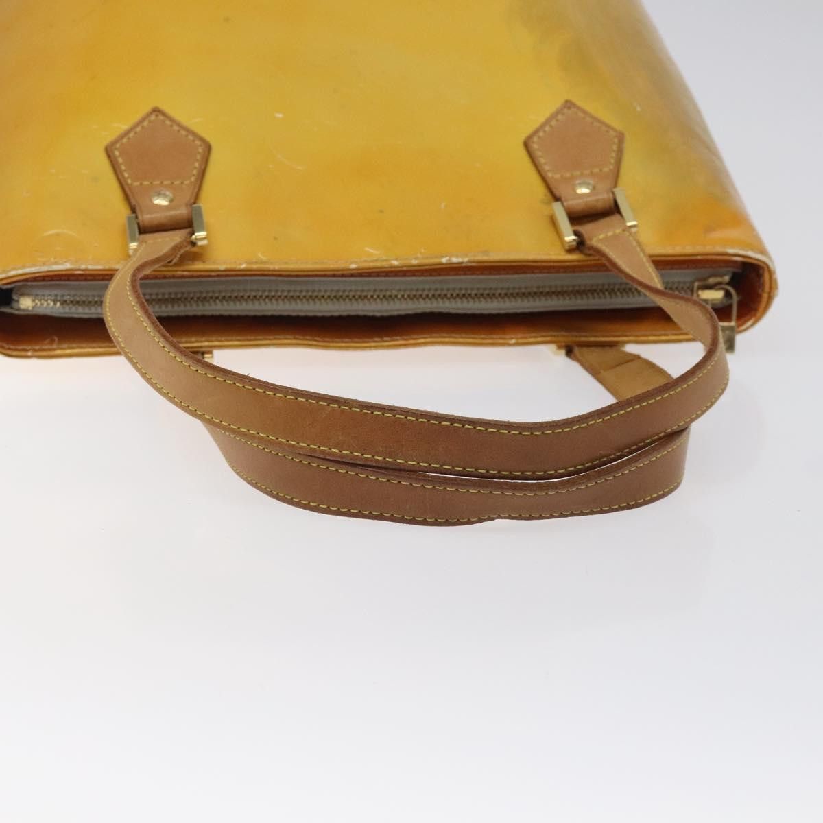 Louis Vuitton LOUIS VUITTON Monogram Vernis Houston Hand Bag Gris M91053 Size ONE SIZE - 7 Thumbnail