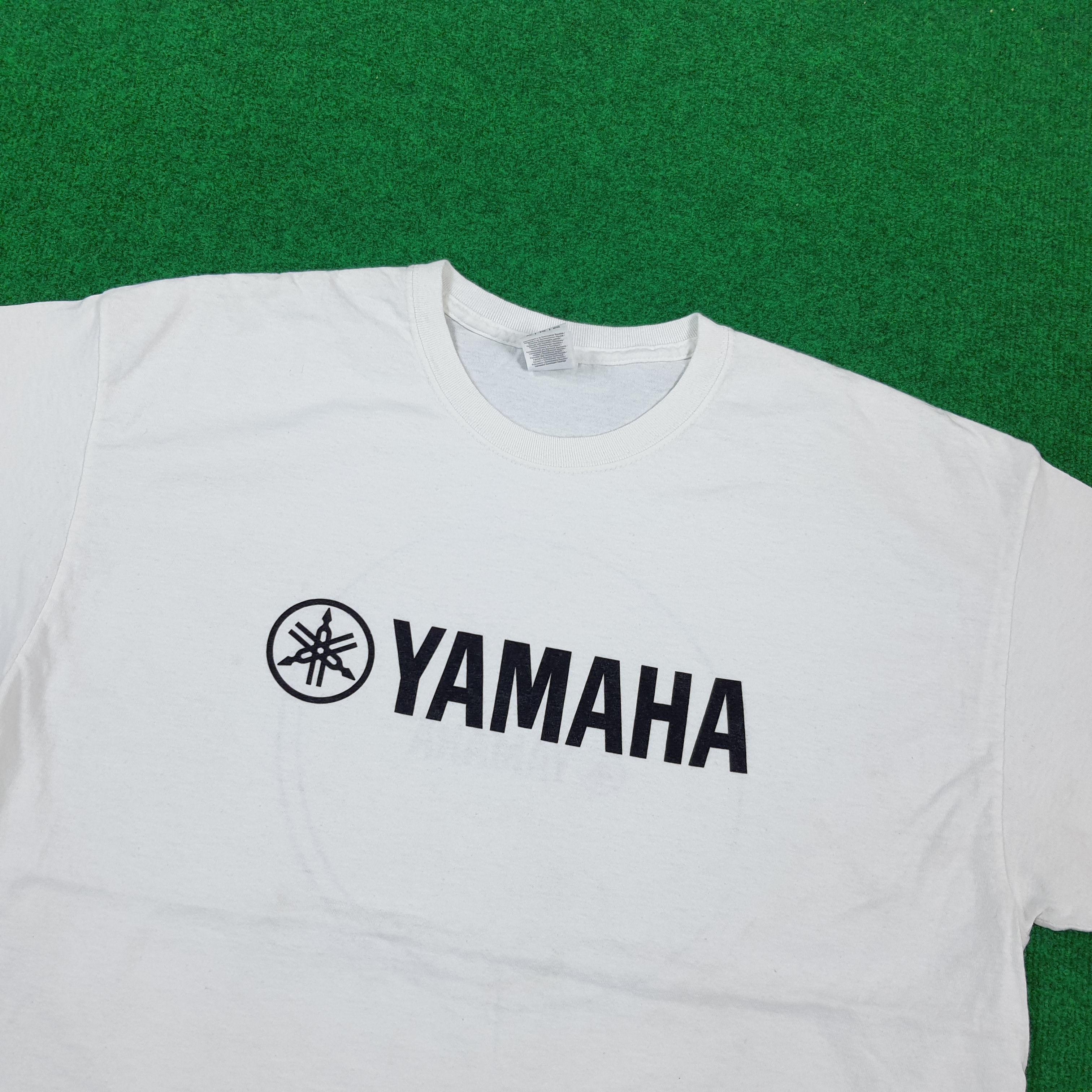 Yamaha Vintage YAMAHA Japanese Brand Motorsports Tshirt C301N70 Size US XL / EU 56 / 4 - 4 Thumbnail