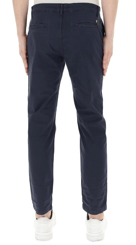 Lyle & Scott LYLE & SCOTT CHINO PANTS DARK NAVY TR1800ITA Z271-38 Size US 38 / EU 54 - 3 Thumbnail