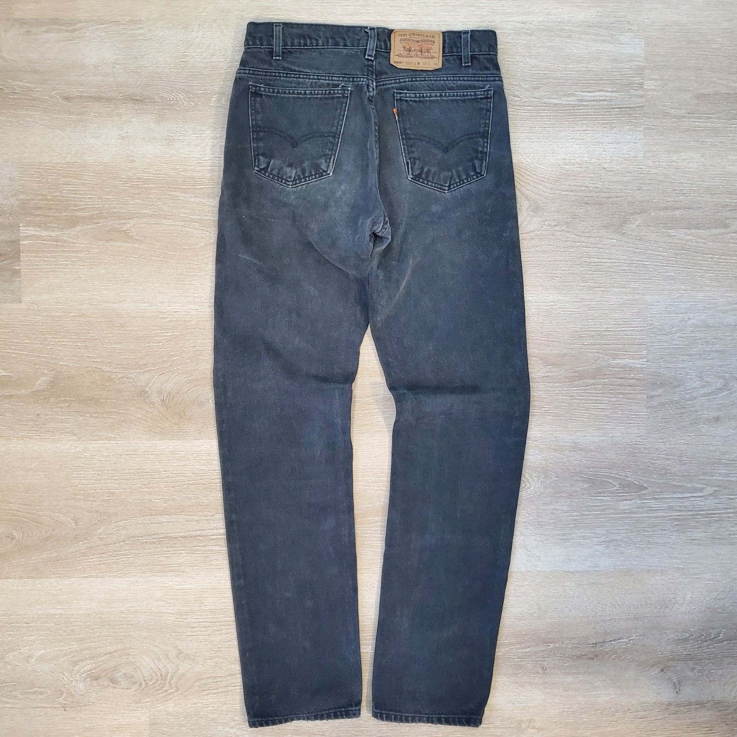 Levi's Vintage Clothing Vtg 1995 Levi’s 505 Orange Tab Jeans Straight Leg Distressed Size US 32 / EU 48 - 6 Thumbnail