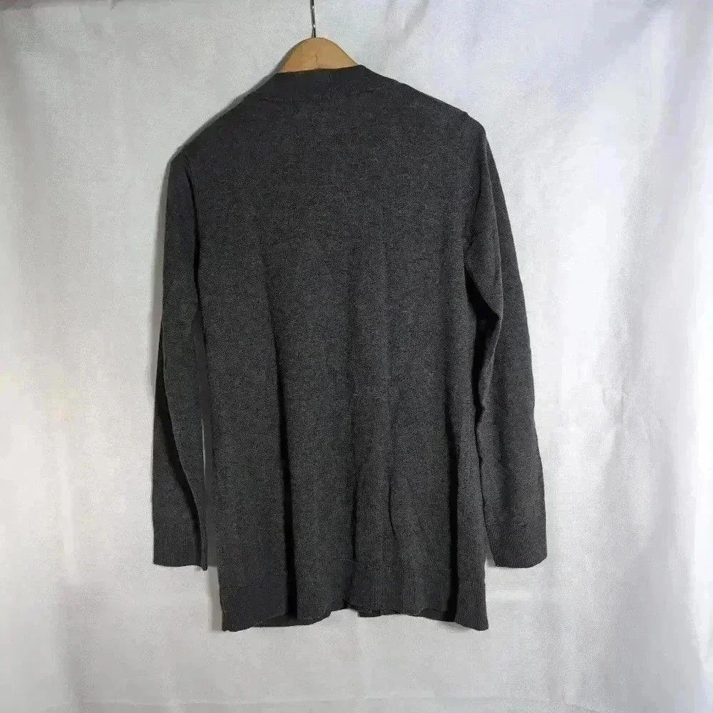 Eddie Bauer Eddie Bauer dark Gray Cotton/Cashmere cardigan sweater sz M Size M / US 6-8 / IT 42-44 - 4 Thumbnail