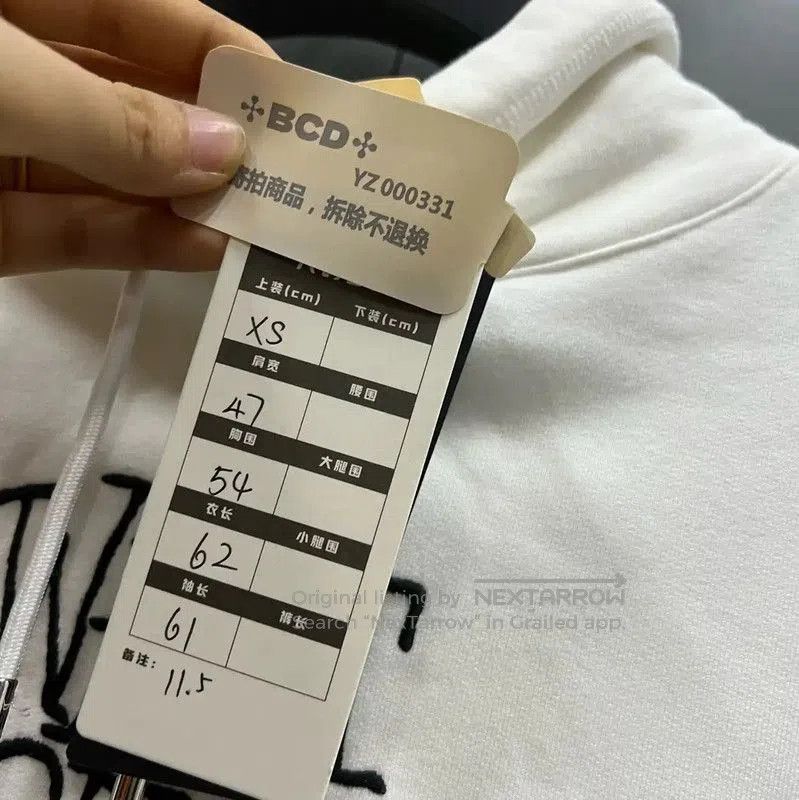 Dior Dior White Logo Women's Cropped Hoodie . Size XS / US 0-2 / IT 36-38 - 6 Thumbnail