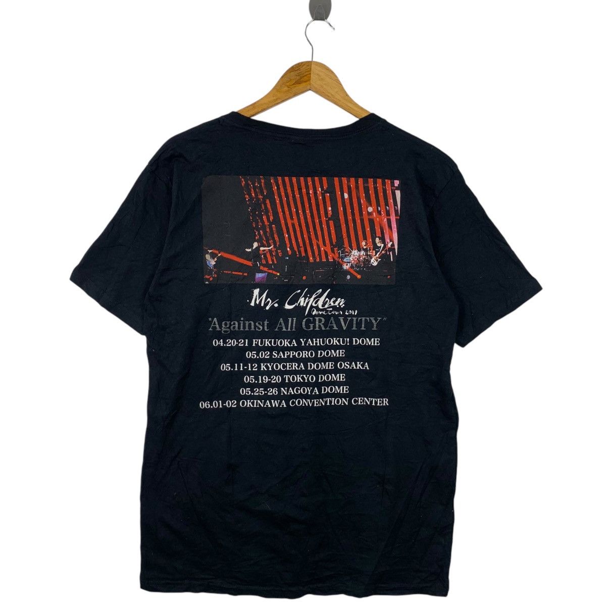 Band Tees MR. CHILDREN BAND Against All Gravity Tour Promo Tee Shirt Size US L / EU 52-54 / 3 - 4 Thumbnail