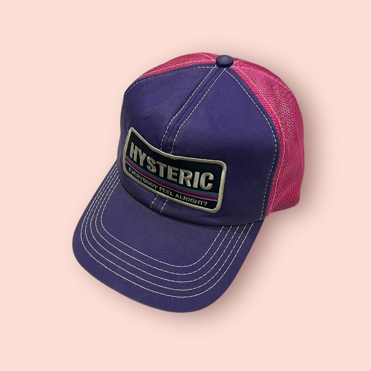 Hysteric Glamour × Japanese Brand VINTAGE HYSTERIC GLAMOUR TRUCKER SNAPBACK HAT Size ONE SIZE - 4 Thumbnail