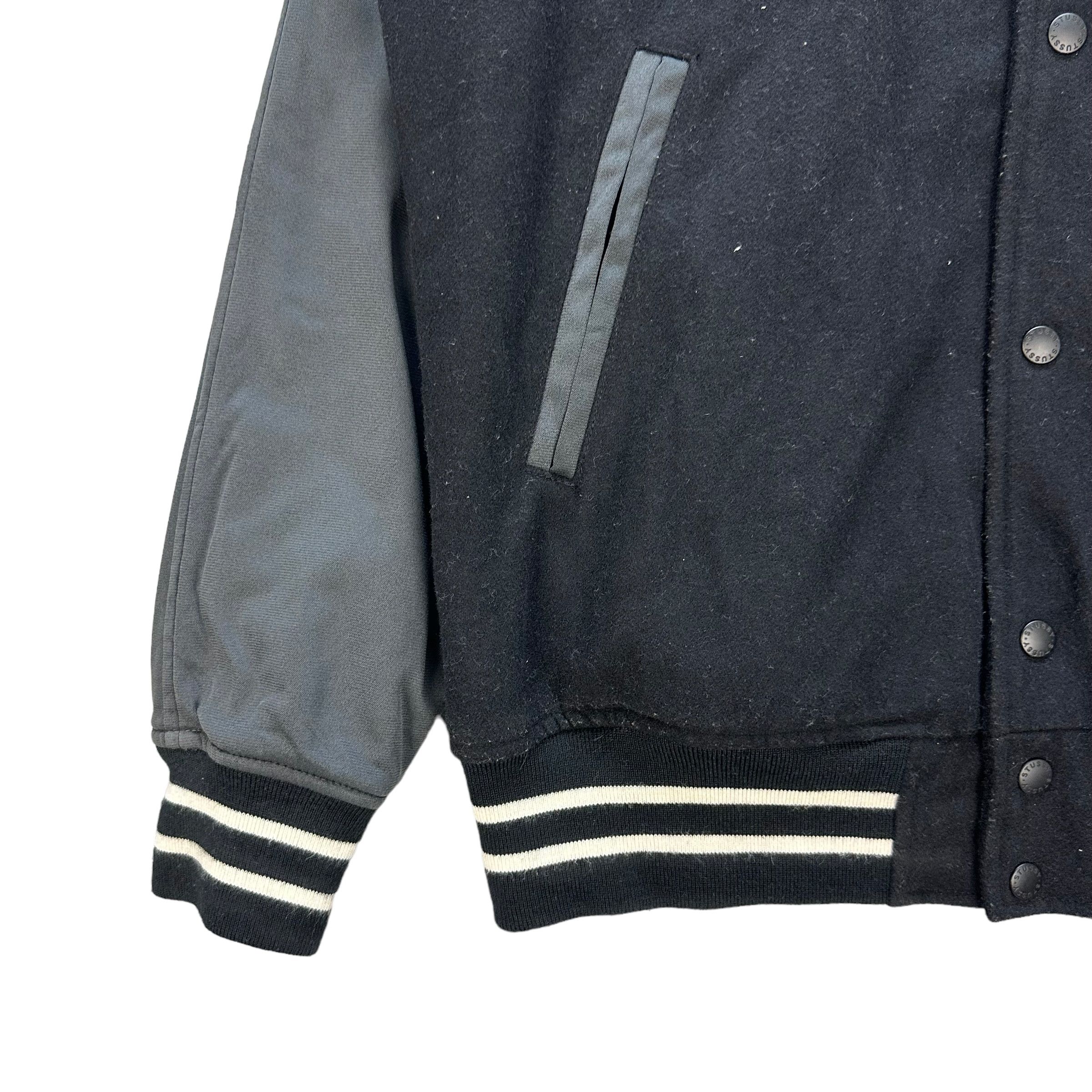 Stussy STUSSY EMBROIDERY BIG LOGO HOODIE VARSITY JACKET #8910-038 Size US XL / EU 56 / 4 - 7 Thumbnail