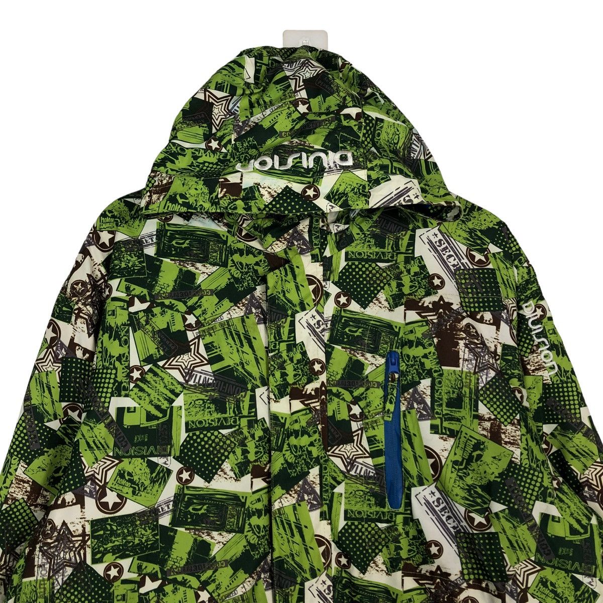 Japanese Brand 🔥Rare Hunting Ski Jacket Multi Color Full Print Division Size US L / EU 52-54 / 3 - 2 Thumbnail