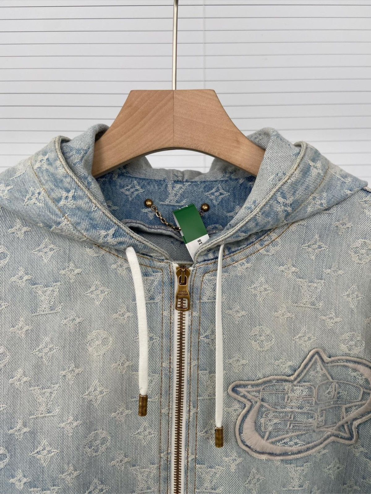 Louis Vuitton Louis Vuitton NBA Monogram Denim Zip Up Jacket 54 Size US L / EU 52-54 / 3 - 4 Thumbnail
