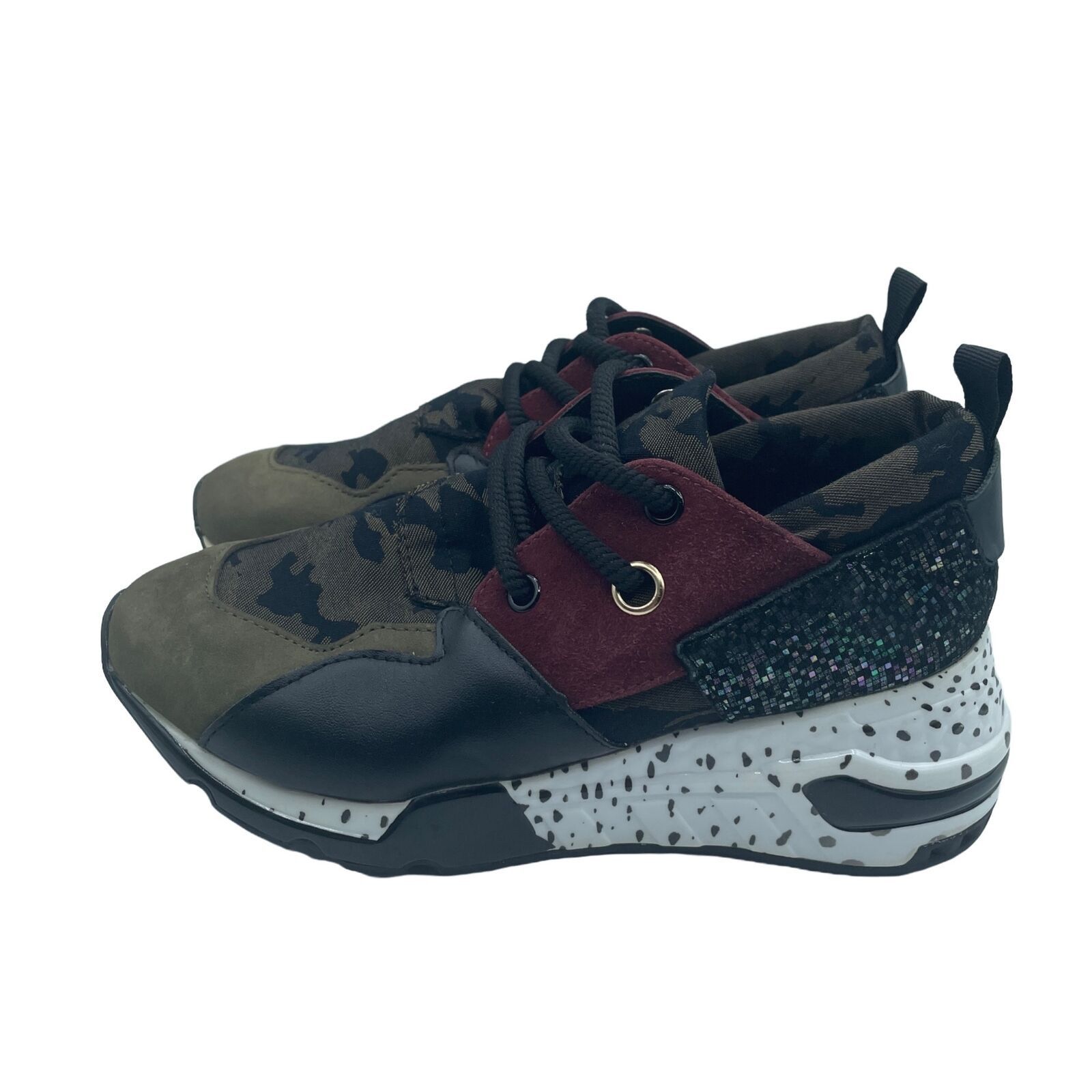 Steve Madden Steve Madden Cliff OliveGreen Camo Sneaker Womens 5.5 Size US 5.5 / IT 35.5 - 1 Thumbnail