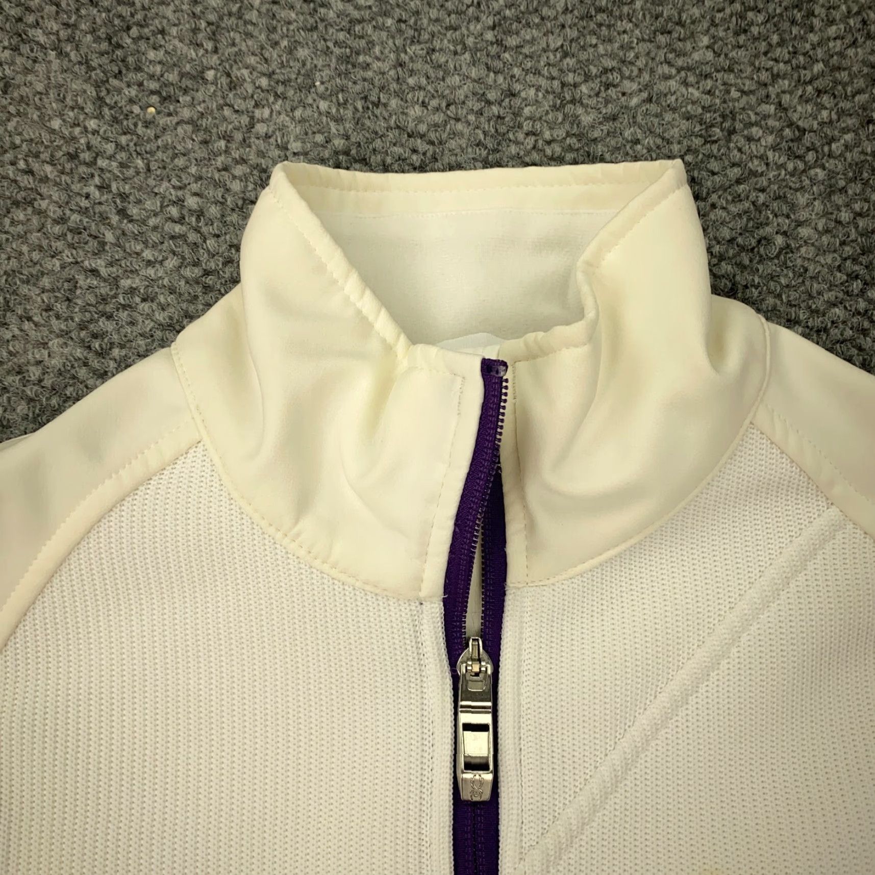 Spyder Spyder Core Sweater Jacket Women's Medium White Full Zip Embroidered Size L / US 10 / IT 46 - 3 Thumbnail