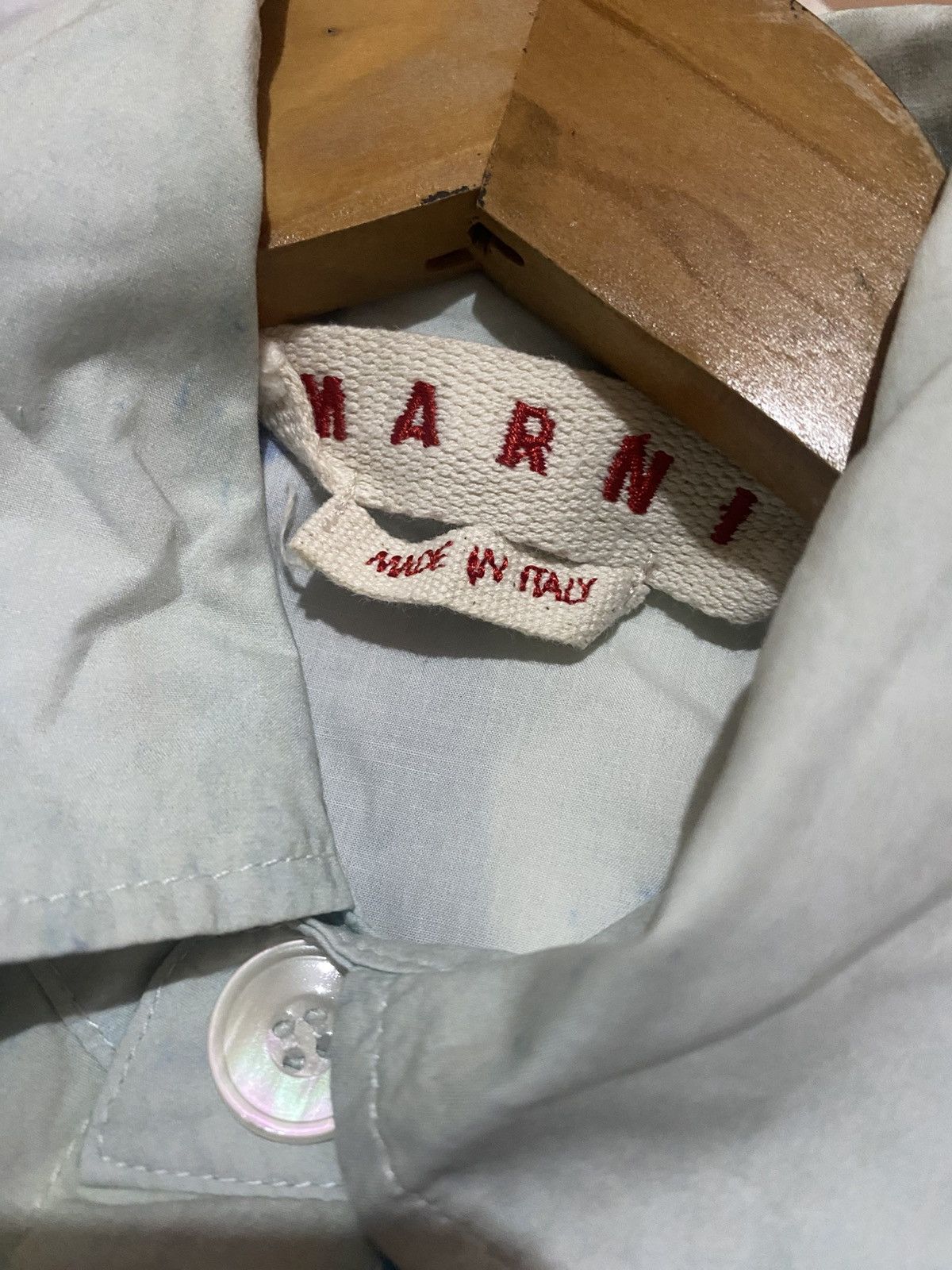 Marni Marni SS22 "dripping daisy print poplin shirt dress" Size XS / US 0-2 / IT 36-38 - 4 Thumbnail