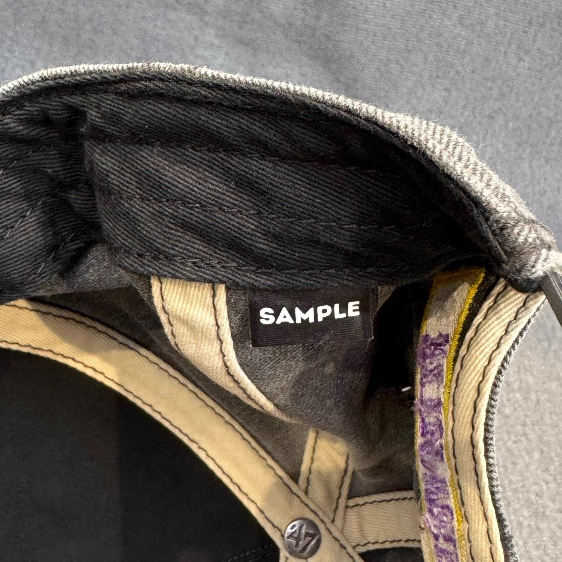 47 Brand 47Brand x NBA Lakers Washed Curved Brim Hat Q5 Size ONE SIZE - 4 Thumbnail