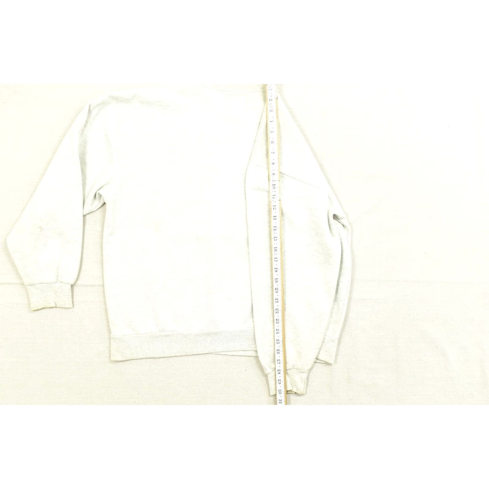 Guess VINTAGE GUESS JEANS Tiger Reserve Embroidered Sweatshirt XL Men White Oatmeal Pullover Knit Sweatshirt Size US XL / EU 56 / 4 - 5 Thumbnail