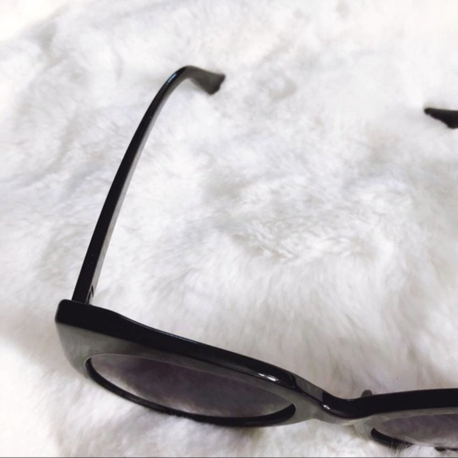 Other Ella Black Cat Eye Ombre Oval Sunglasses Size ONE SIZE - 9 Thumbnail