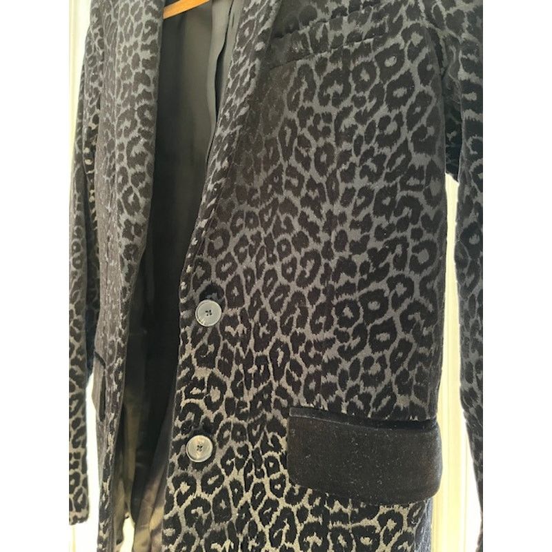 The Kooples The kooples black leopard velvet blazer Size 34 Size XS / US 0-2 / IT 36-38 - 5 Thumbnail