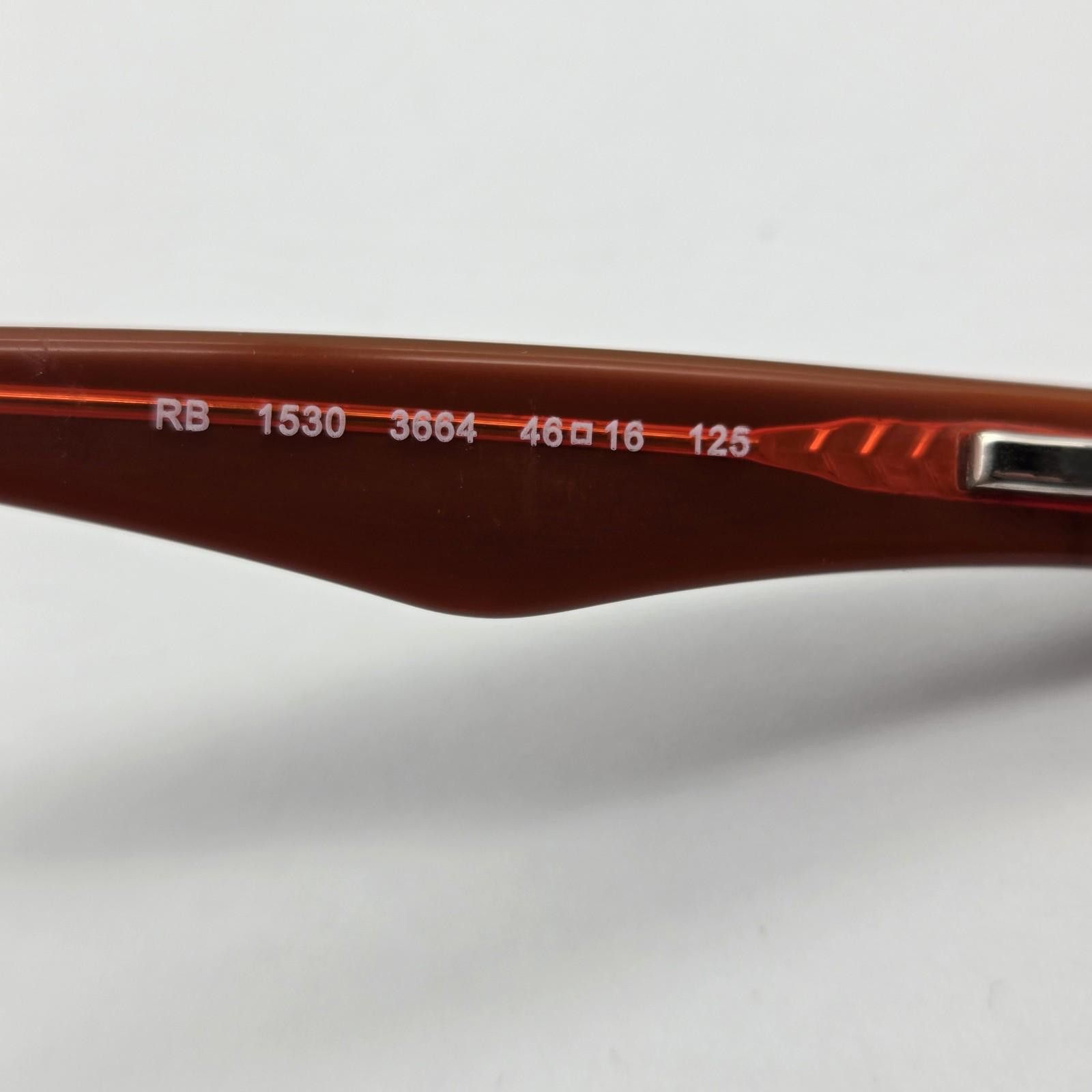 RayBan Ray Ban RB1530 3664 Youth Black & Orange FRAMES 46-16-125 Size ONE SIZE - 6 Thumbnail