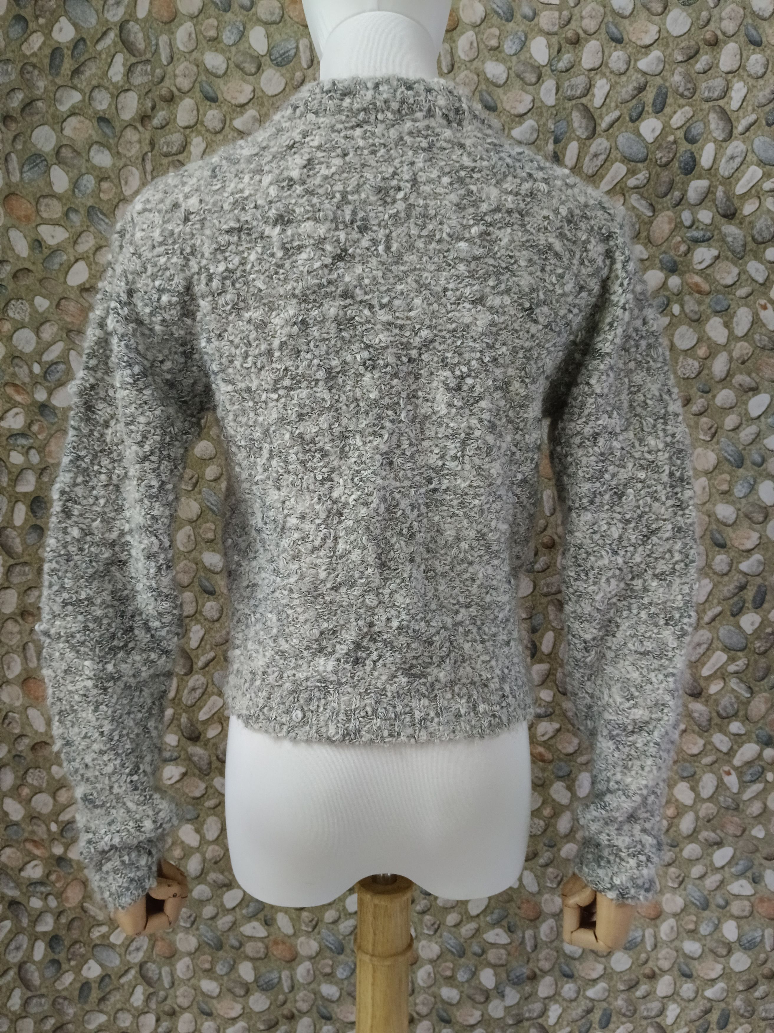 Yohji Yamamoto Yohji Yamamoto Y's Bis Cropped Knit Zipper Jacket Size S / US 4 / IT 40 - 5 Thumbnail