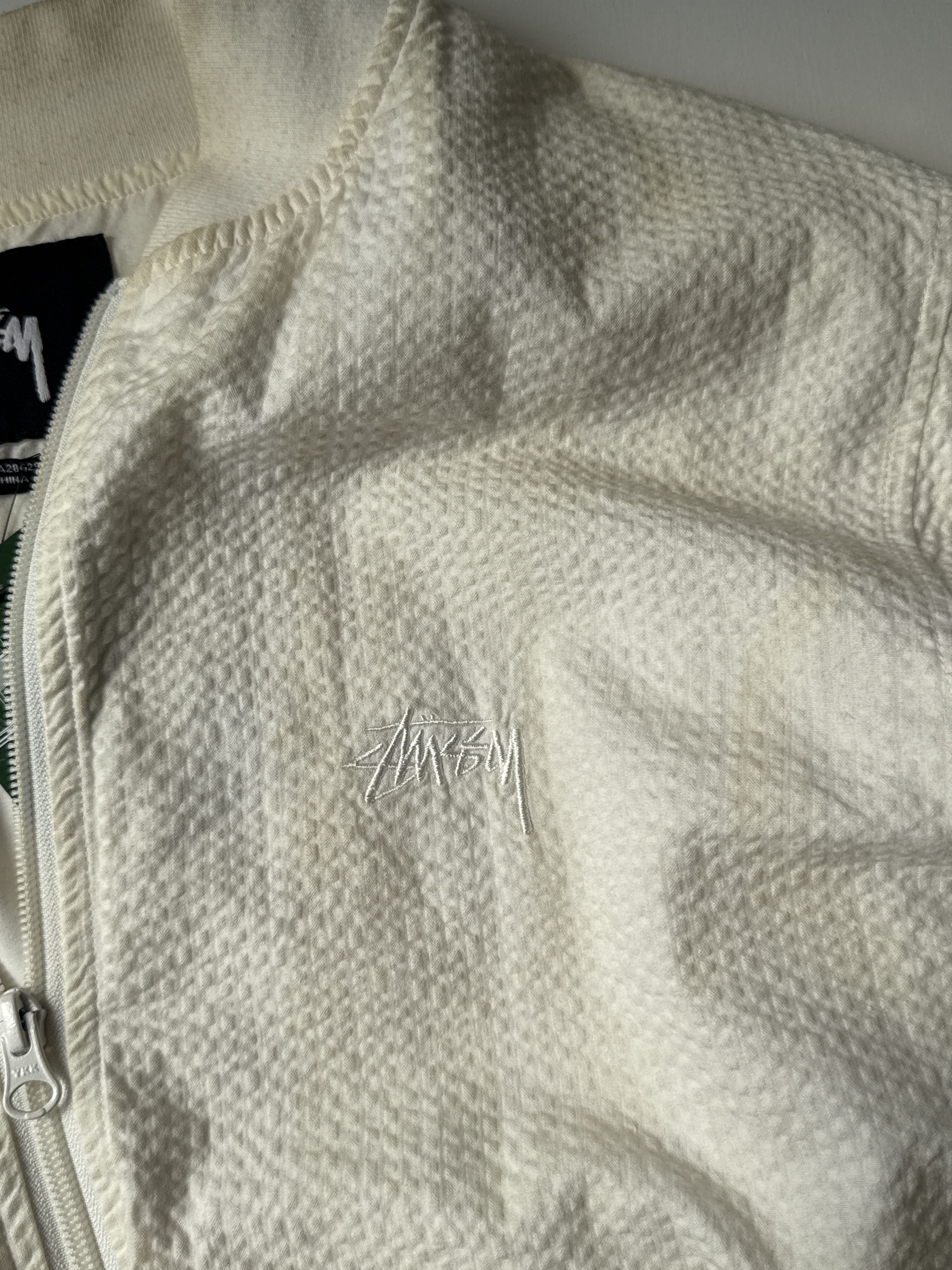 Stussy tussy Textured Waffle Knit Bomber/Zip Jacket Size US S / EU 44-46 / 1 - 7 Thumbnail