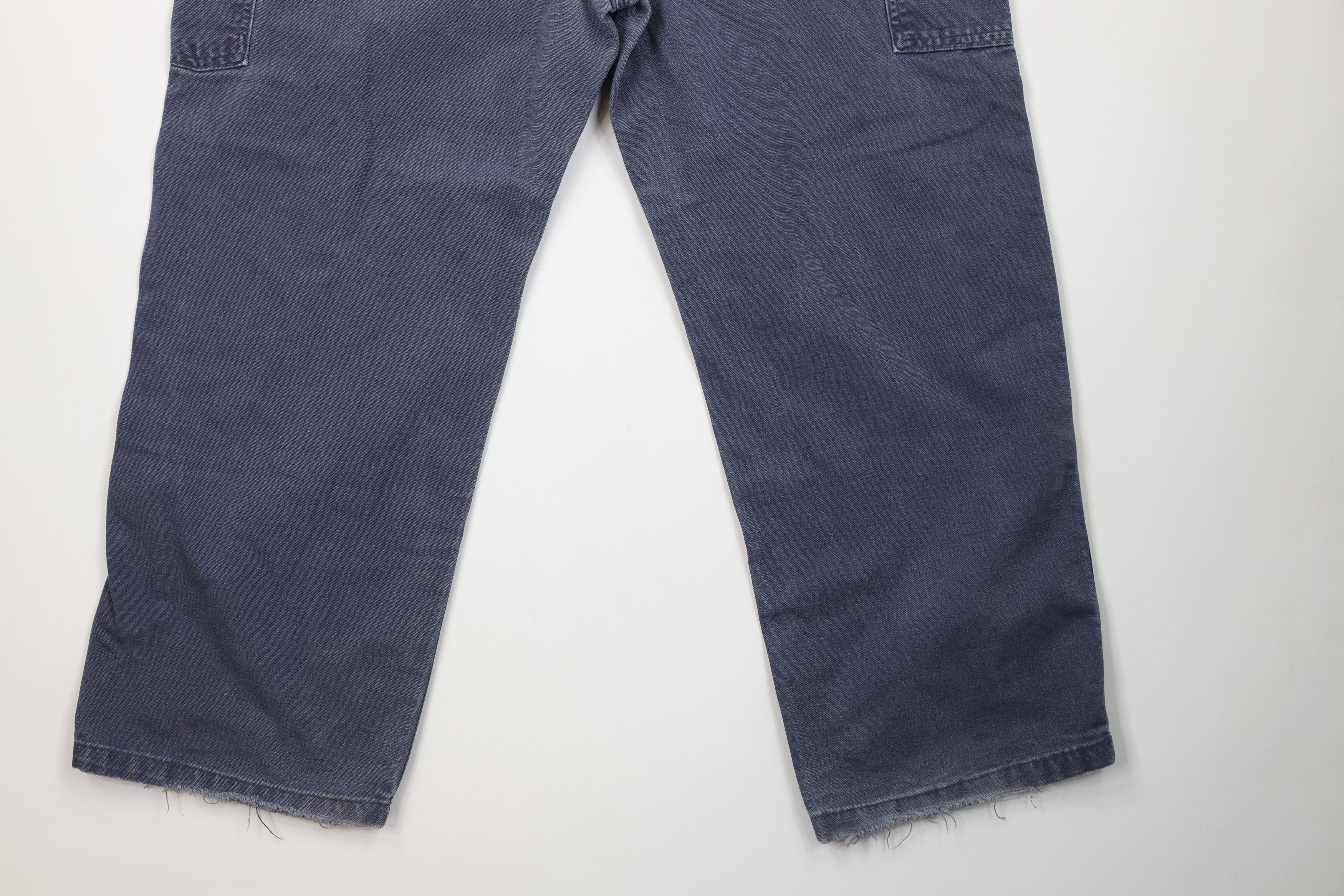 Carhartt Vintage Carhartt Wide Leg Dungaree Pants Petrol Blue USA Size US 40 / EU 56 - 14 Thumbnail