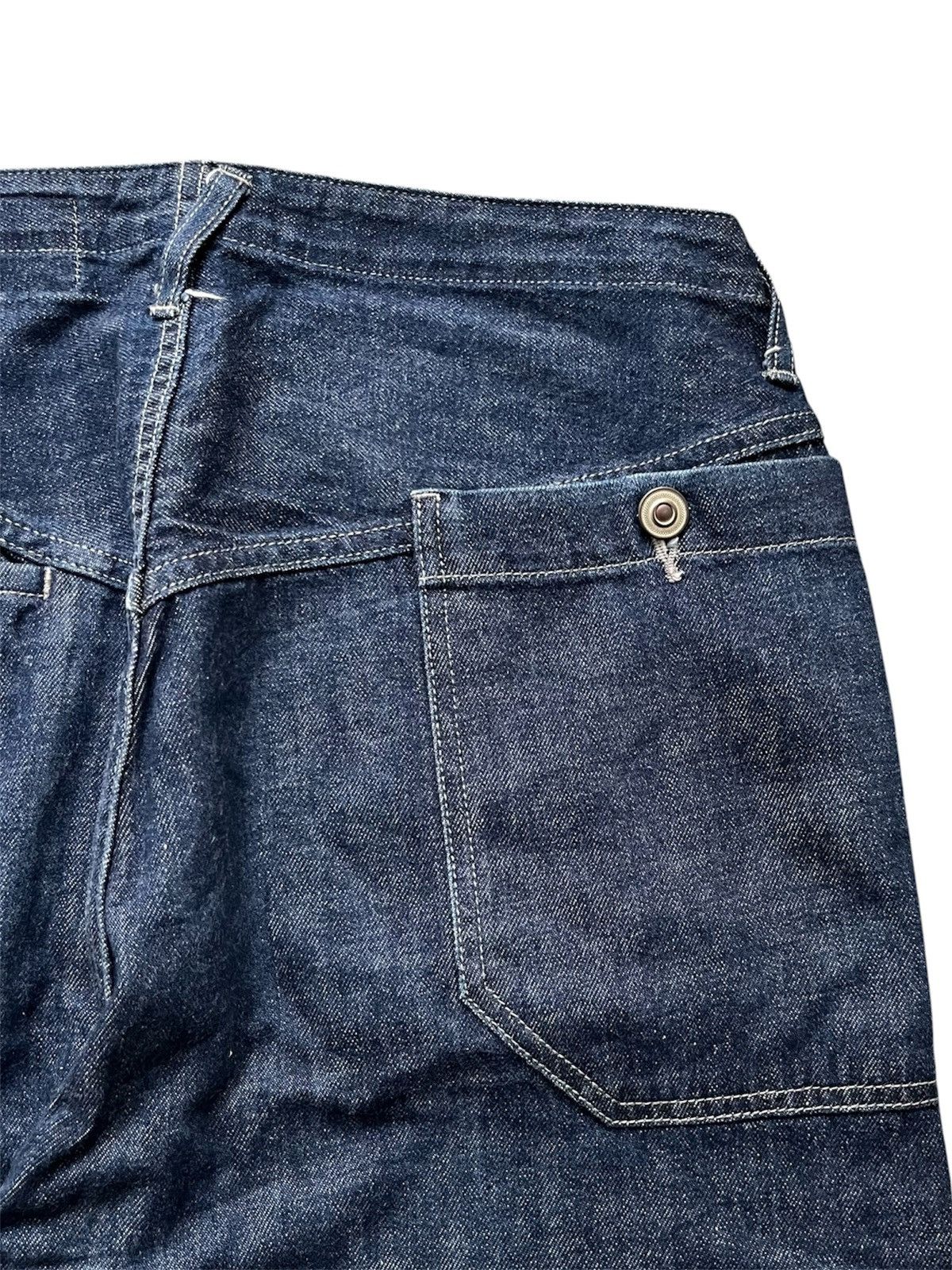 Japanese Brand Quadro Japan Drop Crotch Indigo Denim mercibeaucoup Size US 34 / EU 50 - 6 Thumbnail
