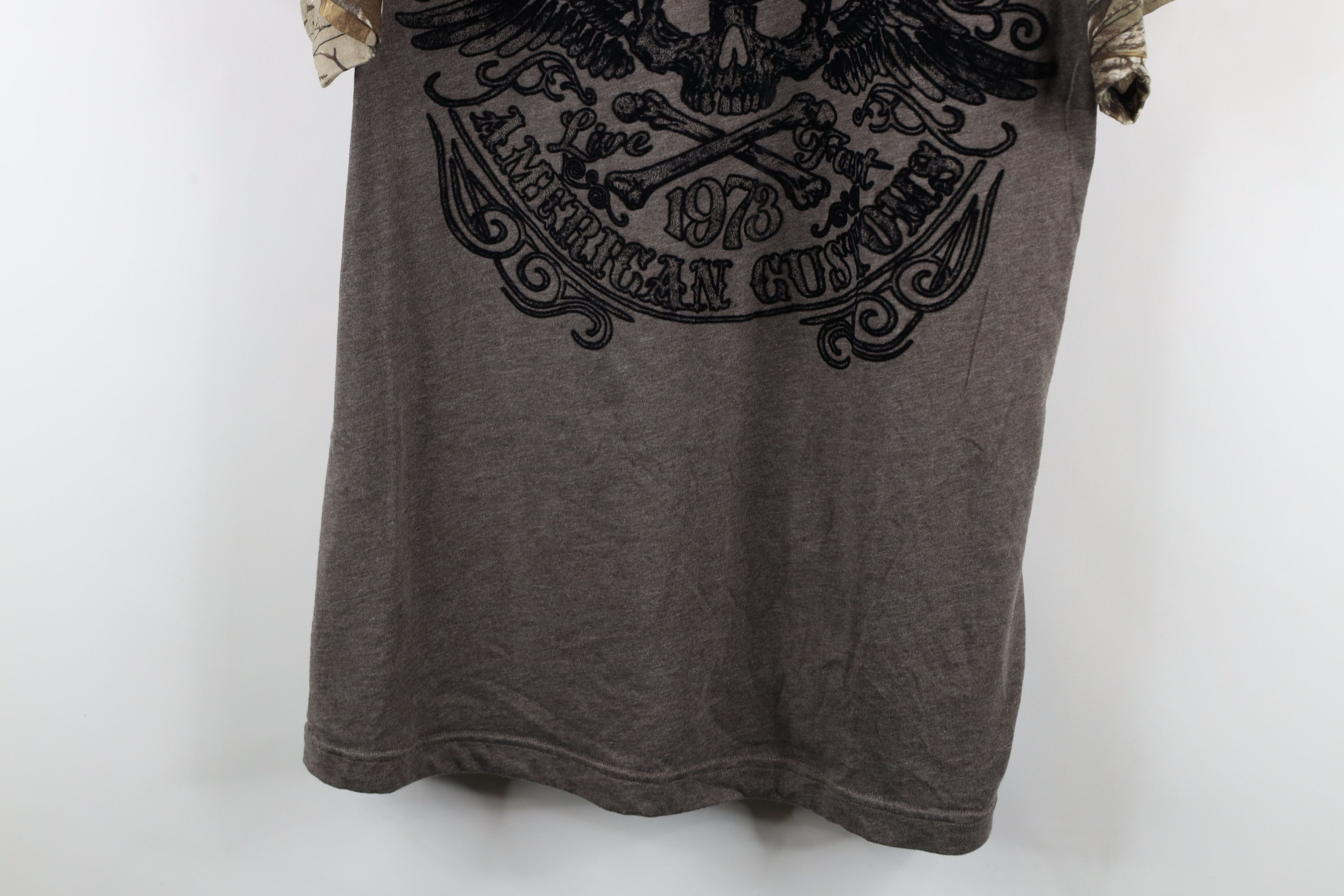 Affliction × Vintage Vintage Affliction Skull Tribal Camouflage UFC MMA T-Shirt Size US XXL / EU 58 / 5 - 3 Thumbnail