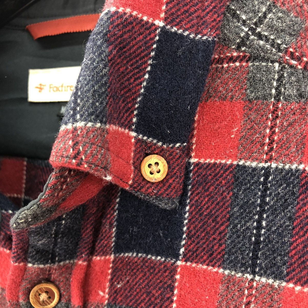 Flannel Vintage Wool Flannel Red Checkered Double Pocket Shirt Size US M / EU 48-50 / 2 - 8 Thumbnail