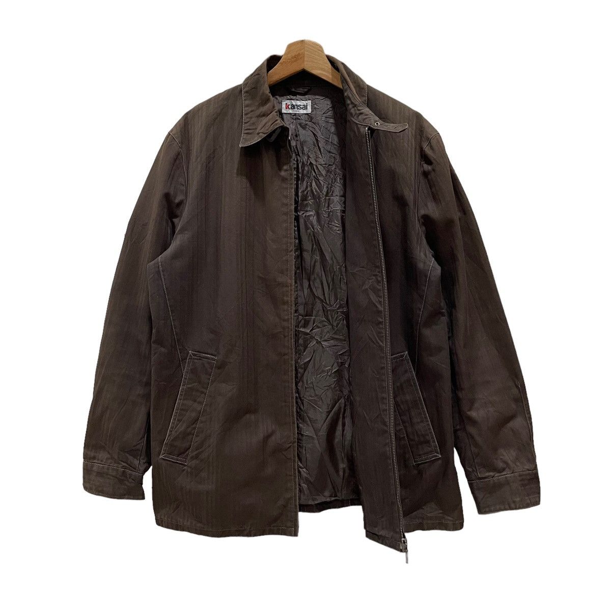 Kansai Yamamoto × Vintage Vintage 90s Kansai Yamamoto Zipper Jacket Size US M / EU 48-50 / 2 - 8 Thumbnail
