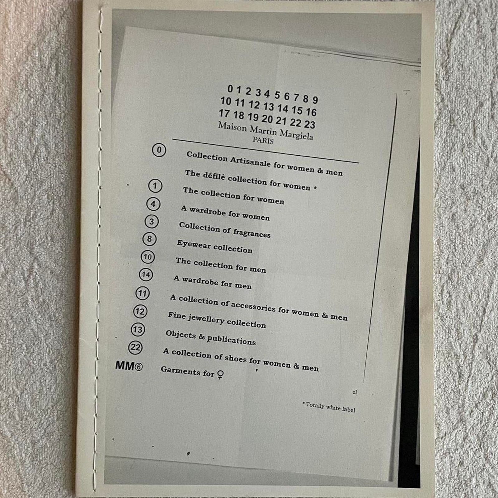 Maison Margiela Maison margiela catalog book Size ONE SIZE - 1 Thumbnail