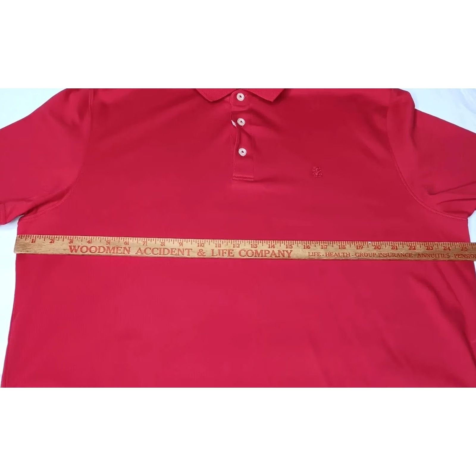 Izod IZOD Windward Polo Shirt Mens XXL Red Cotton Knit Golf Preppy Classic 90s Golfing Casual Short Sleeve Shirt Mens XL? Size US XXL / EU 58 / 5 - 6 Thumbnail